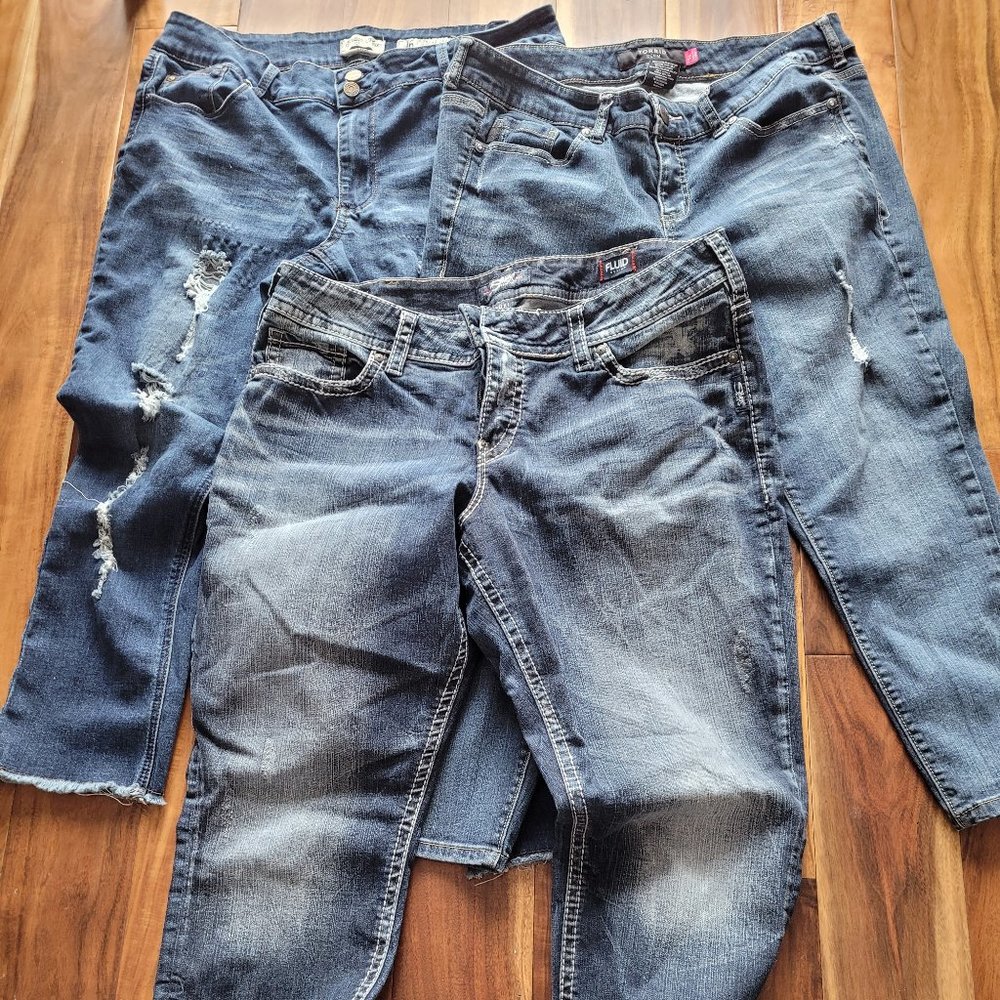 Lot of 3 Size 16 Denim